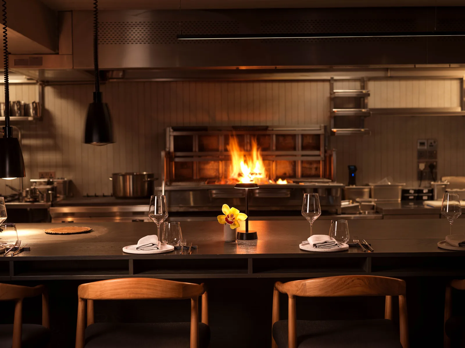 The chef's table.